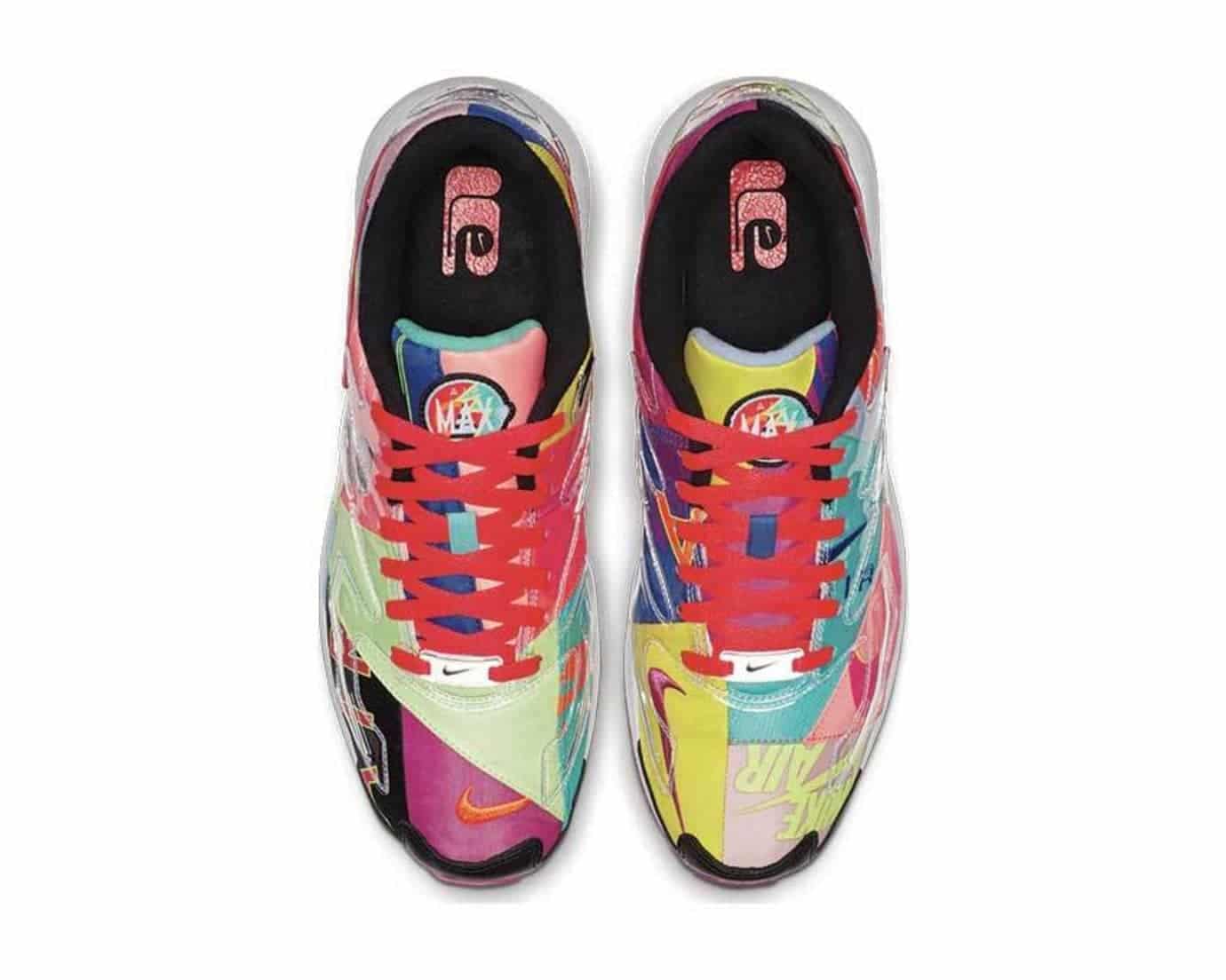 atmos x Nike Air Max2 Light QS Black Bright Crimson BV7406-001 4