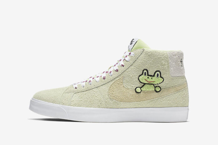Frog Skateboards x Nike SB Blazer Mid QS AH6158-300 Frog Skateboards x Nike SB Blazer Mid QS AH6158-300