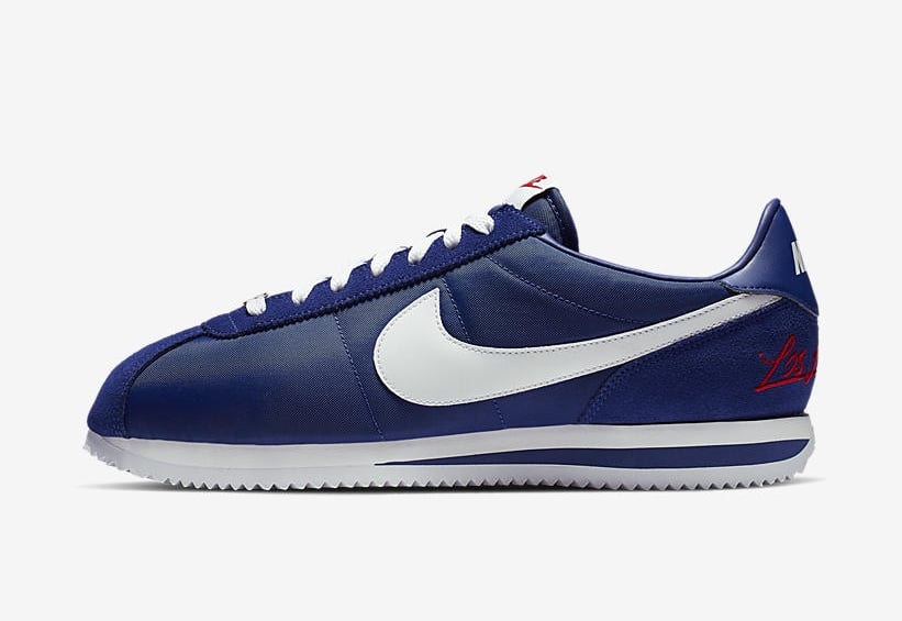 Nike Cortez Los Angeles Deep Royal Blue White Metallic CI9873-400 2
