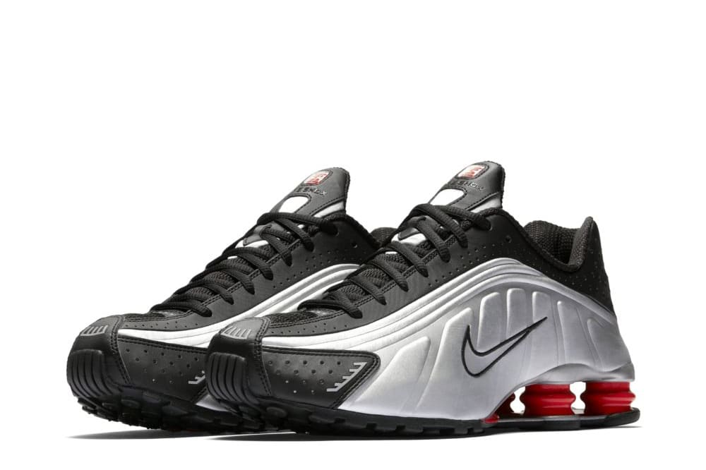 Nike Shox R4 OG Black Metallic Silver Max Orange BV1111-008 3