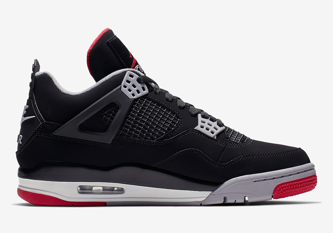 Air Jordan 4 Bred Black Cement 308497-060 2