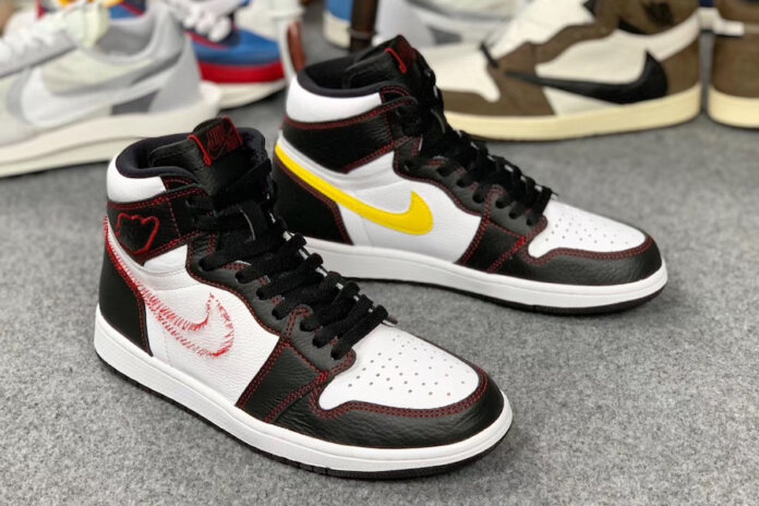 Buty Air Jordan 1 Dynamic Yellow 555088-170 Buty Air Jordan 1 Dynamic Yellow 555088-170