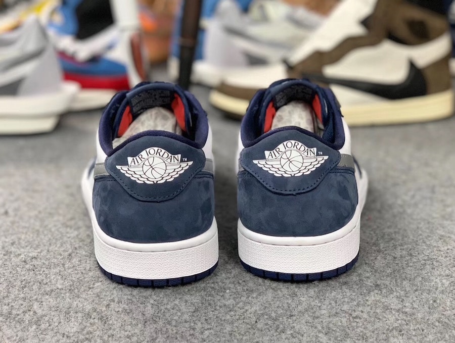 Eric Koston x Nike SB x Air Jordan 1 Low Midnight Navy Ember Glow CJ7891-400 3