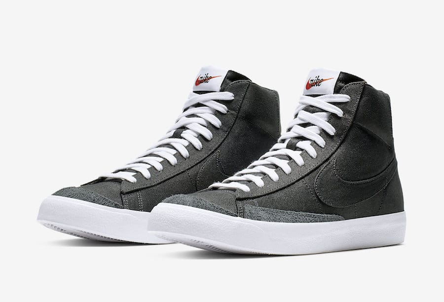 Nike Blazer Mid 77 Black Canvas CD8238-001 4
