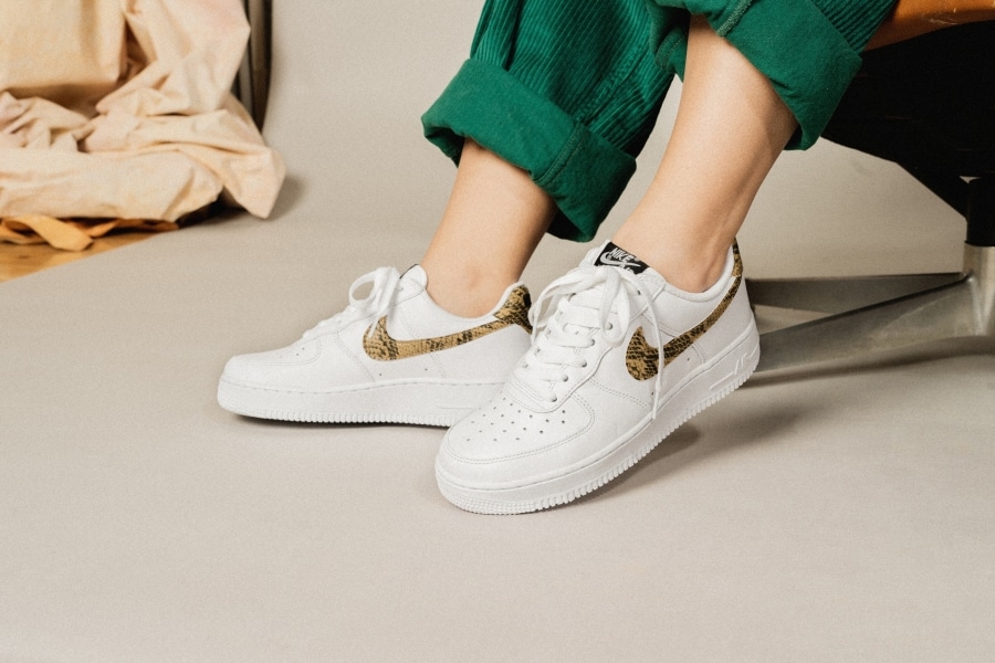 nike air force 1 low ivory snake ao1635-100 2