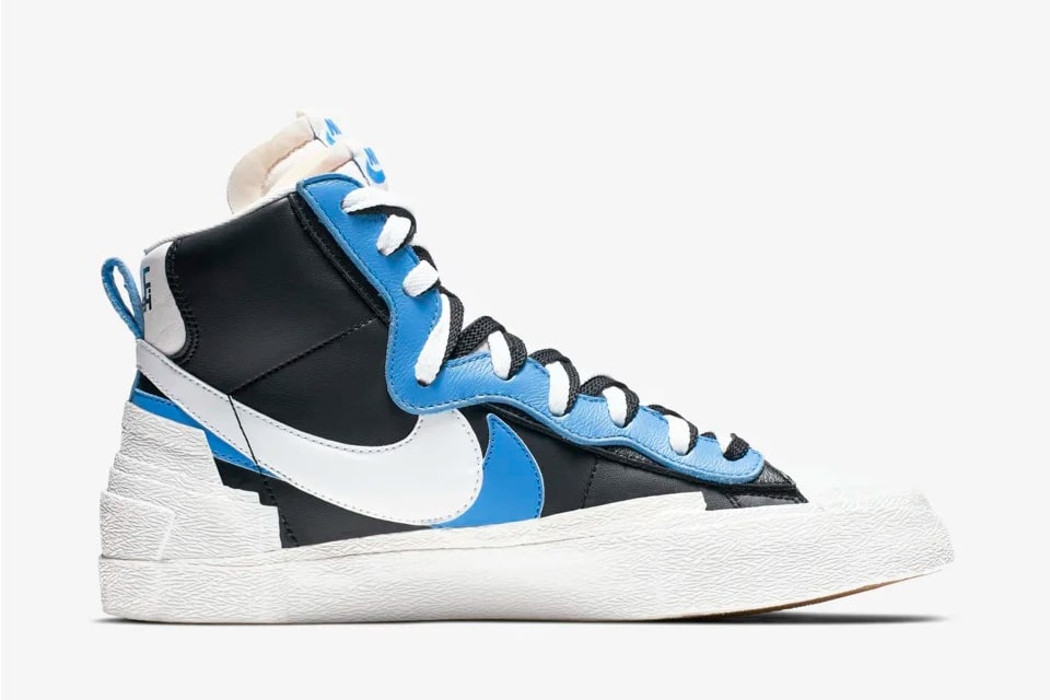 sacai x nike blazer mid university blue BV0072-001 3