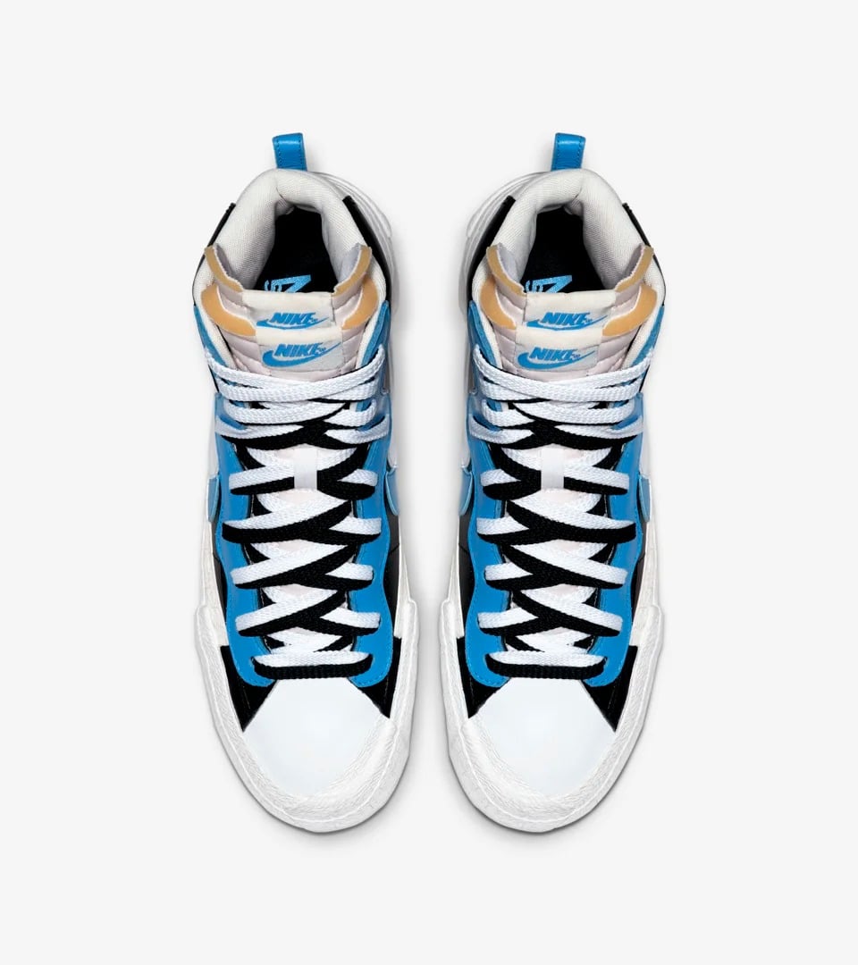 sacai x nike blazer mid university blue BV0072-001 5