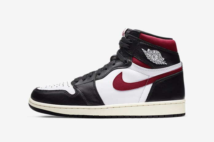 Air Jordan 1 High Black White Sail Gym Red 555088-061 Air Jordan 1 High Black White Sail Gym Red 555088-061