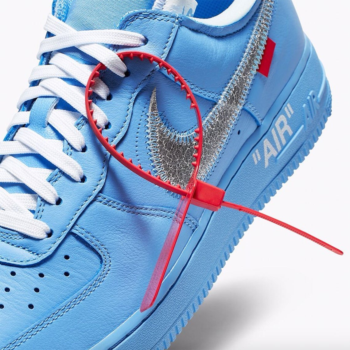 Off-White x Nike Air Force 1 Low Blue MCA 0