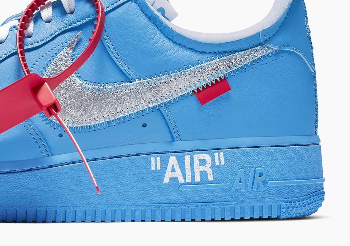 Off-White x Nike Air Force 1 Low Blue MCA 2