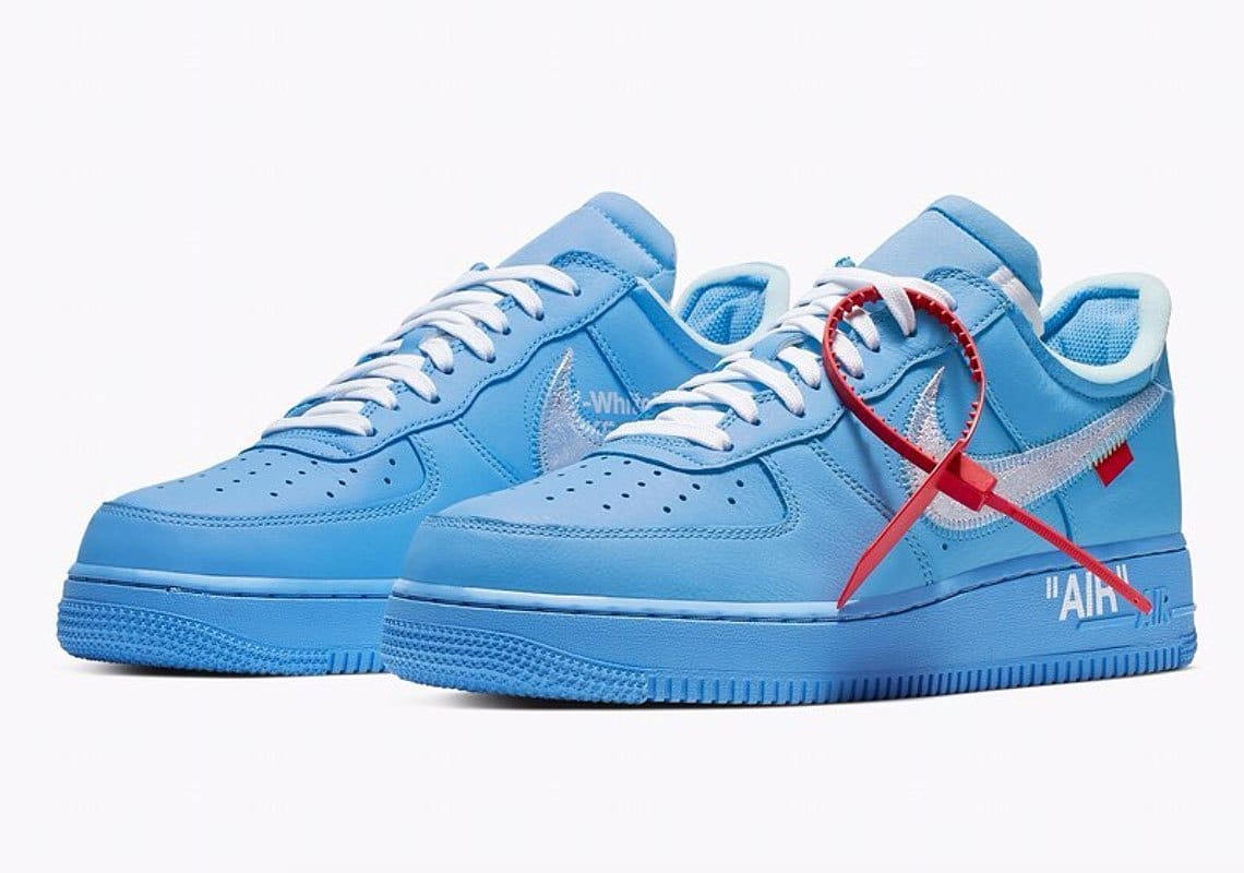 Off-White x Nike Air Force 1 Low Blue MCA 3