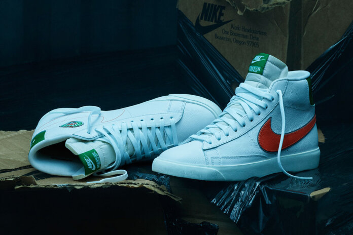 Stranger Things x Nike Blazer Mid Hawkins High School CJ6101-100 Stranger Things x Nike Blazer Mid Hawkins High School CJ6101-100