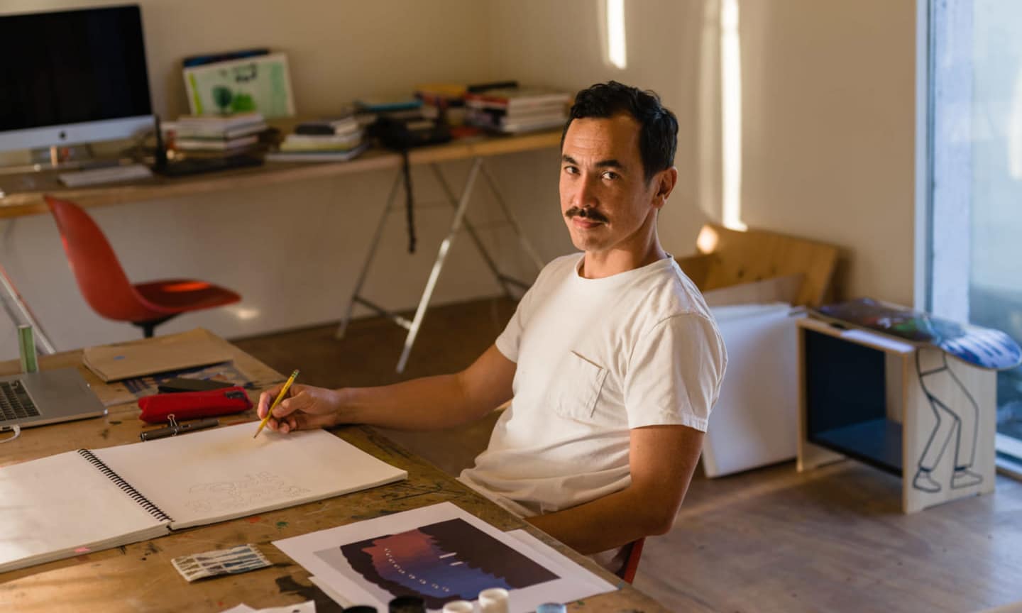 Stussy x Modernica x Geoff McFetridge 2