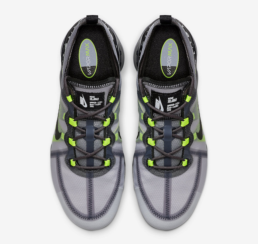 Nike Air Vapormax 2019 LX Atmosphere Grey Black Thunder Grey Volt BV1712-001 4