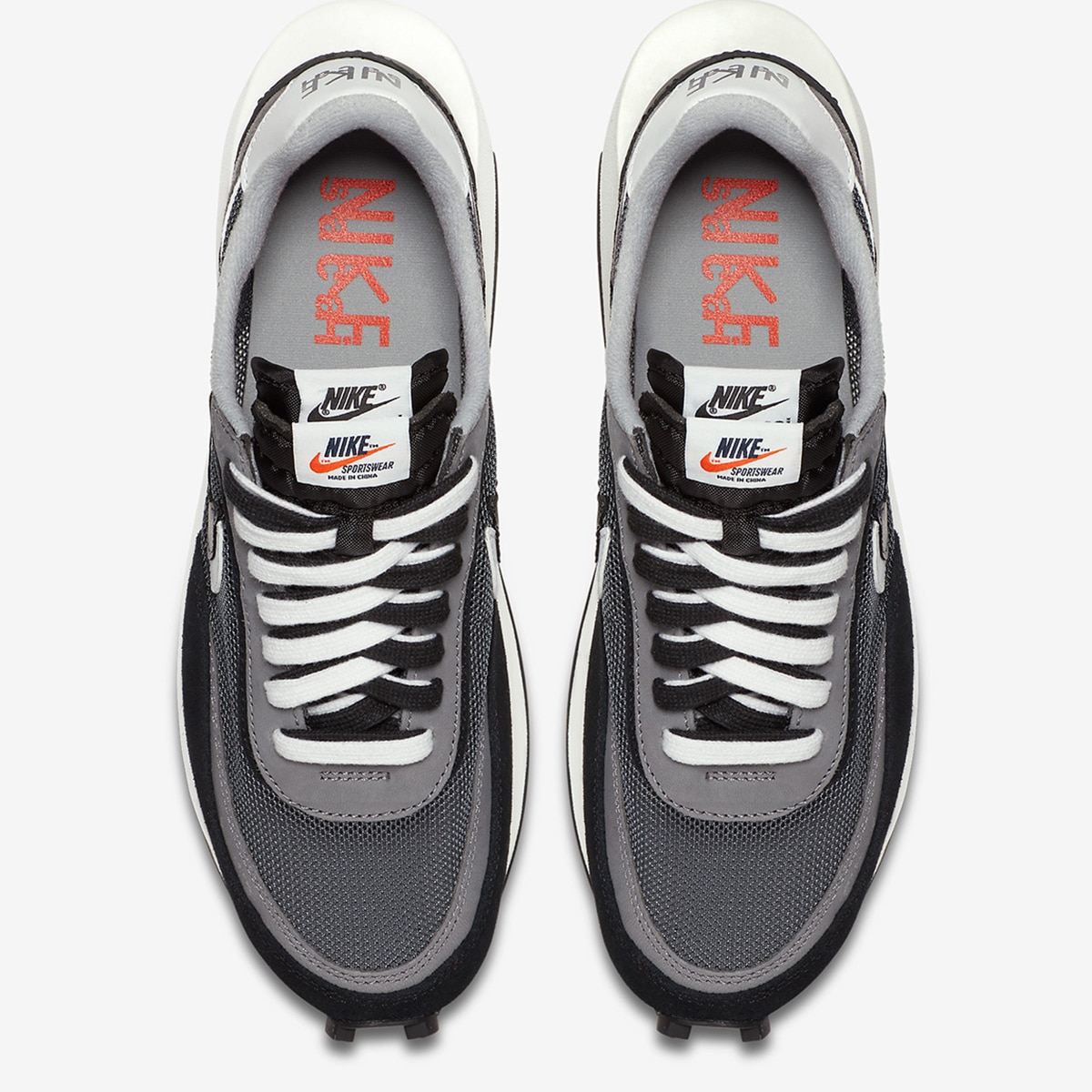sacai Nike LDWaffle Black White BV0073-001 5