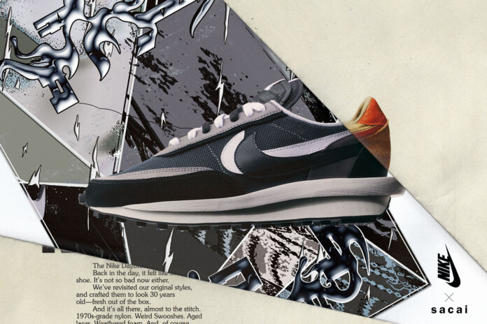 sacai x Nike LDWaffle Black White BV0073-001 sacai x Nike LDWaffle Black White BV0073-001