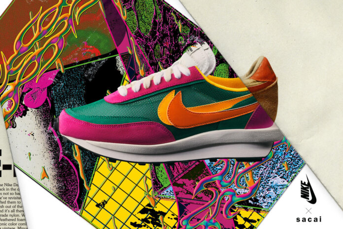 sacai x Nike LDWaffle Pine Green BV0073-301 sacai x Nike LDWaffle Pine Green BV0073-301