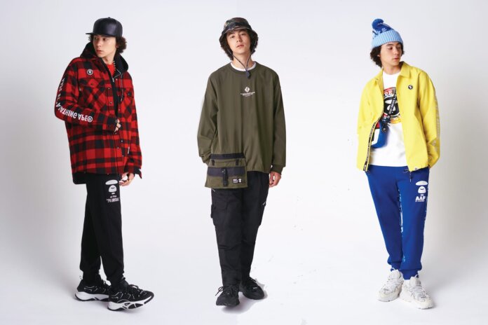 lookbook aape by a bathing ape lookbook aape by a bathing ape