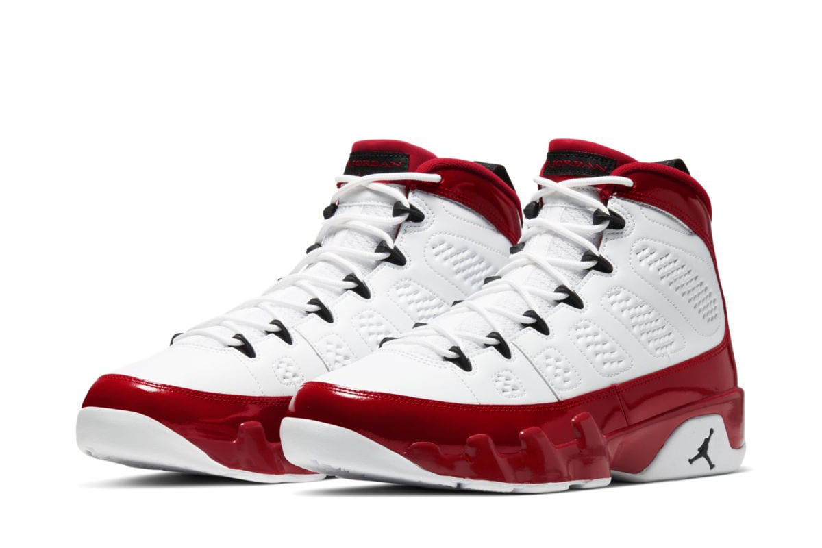Air Jordan 9 White Gym Red Black 302370-160 3