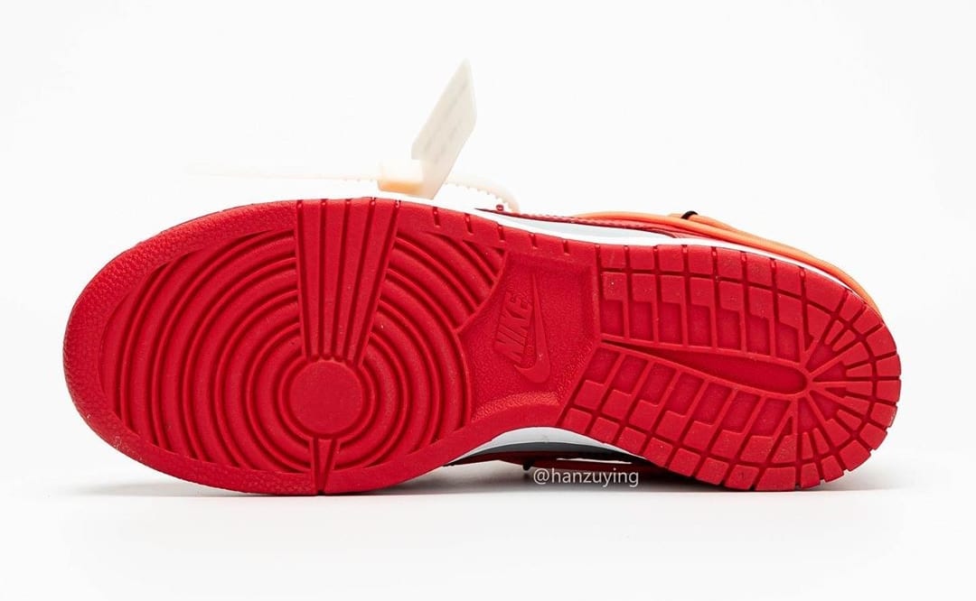 Futura x Off-White X Nike Dunk Low University Red University Red Wolf Grey CT0856-600 0