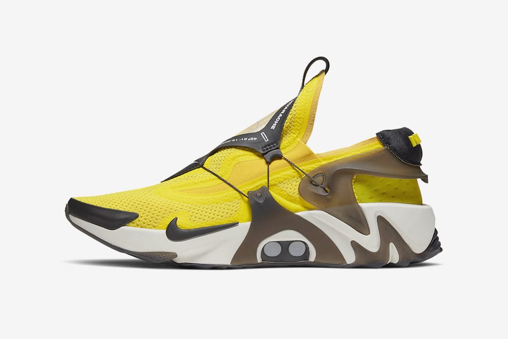 Nike Adapt Huarache Opti Yellow Black White BV6397-710