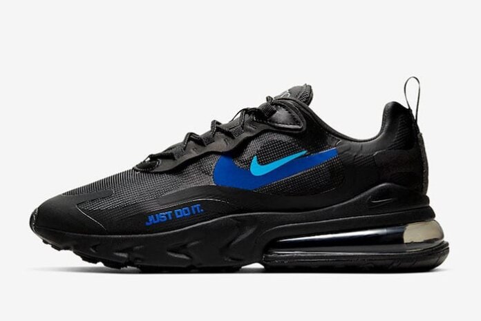 Nike Air Max 270 React Black Just Do It Nike Air Max 270 React Black Just Do It