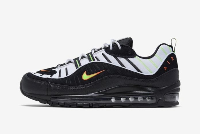 Nike Air Max 98 black white neon Nike Air Max 98 black white neon