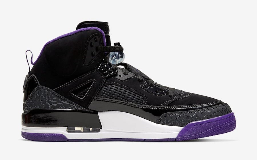 Jordan Spizike Black White Court Purple 315371-051 2