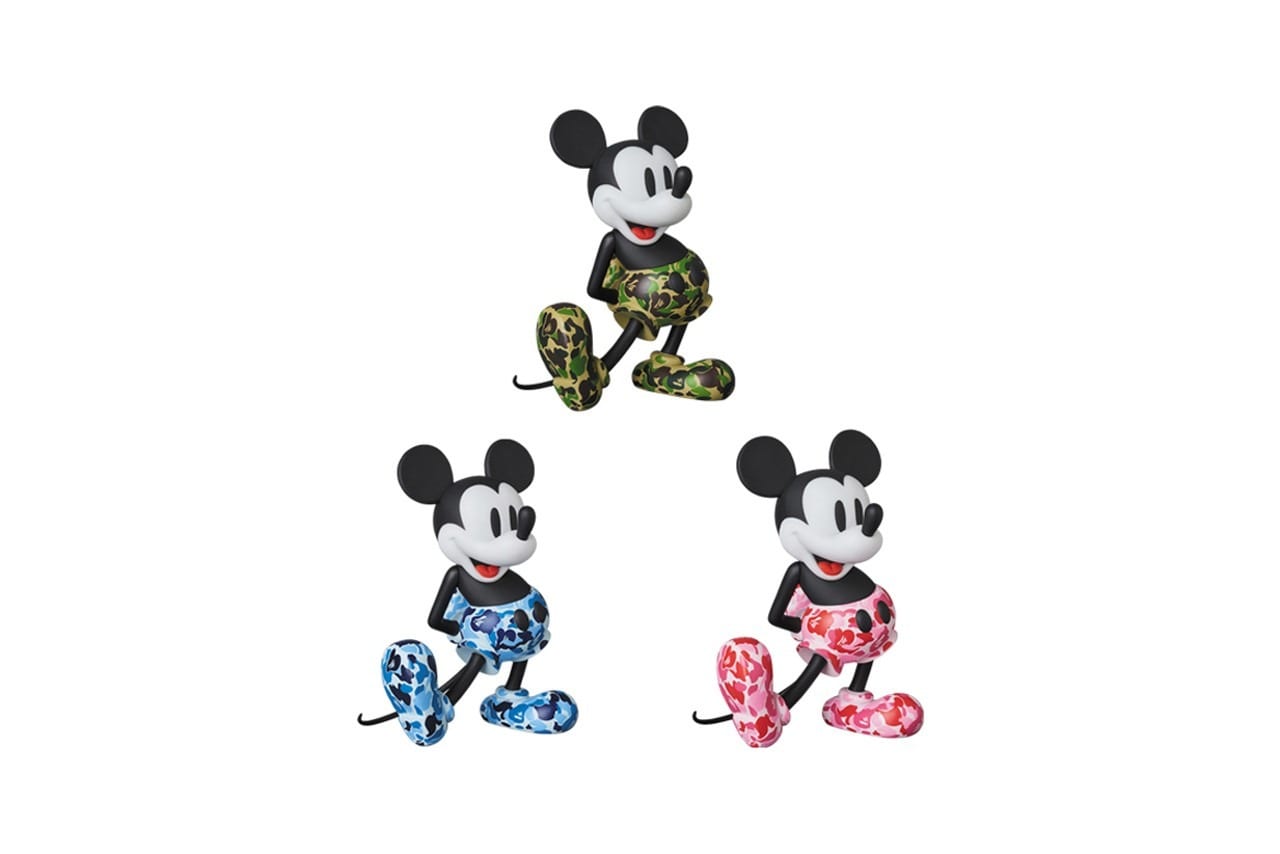 Mickey Mouse x BAPE x Medicom Toy BEARBRICK 2