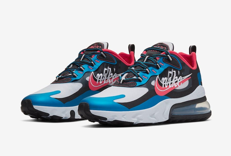 Nike Air Max 270 React Script Swoosh CT1616-400 3