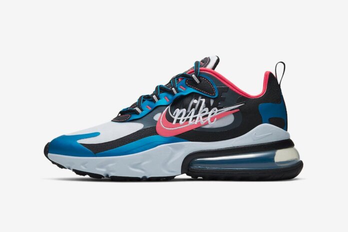Nike Air Max 270 React Script Swoosh CT1616-400 Nike Air Max 270 React Script Swoosh CT1616-400