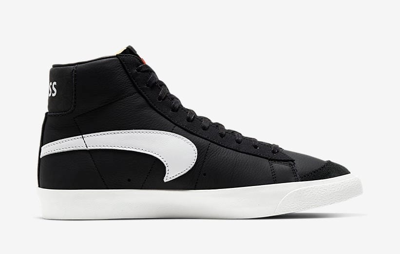 Slam Jam x Nike Blazer Mid Black White CD8233-001 3