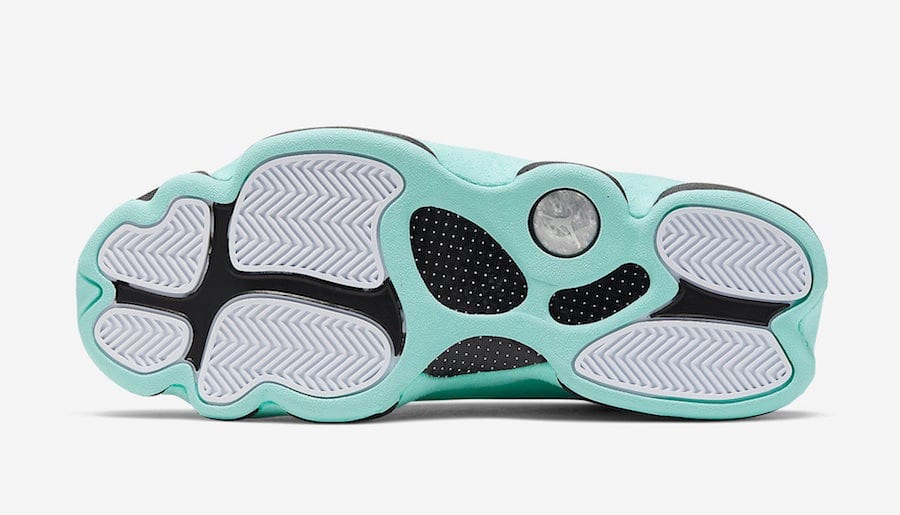 Air Jordan 13 Black Island Green Metallic Silver 414571-030 1