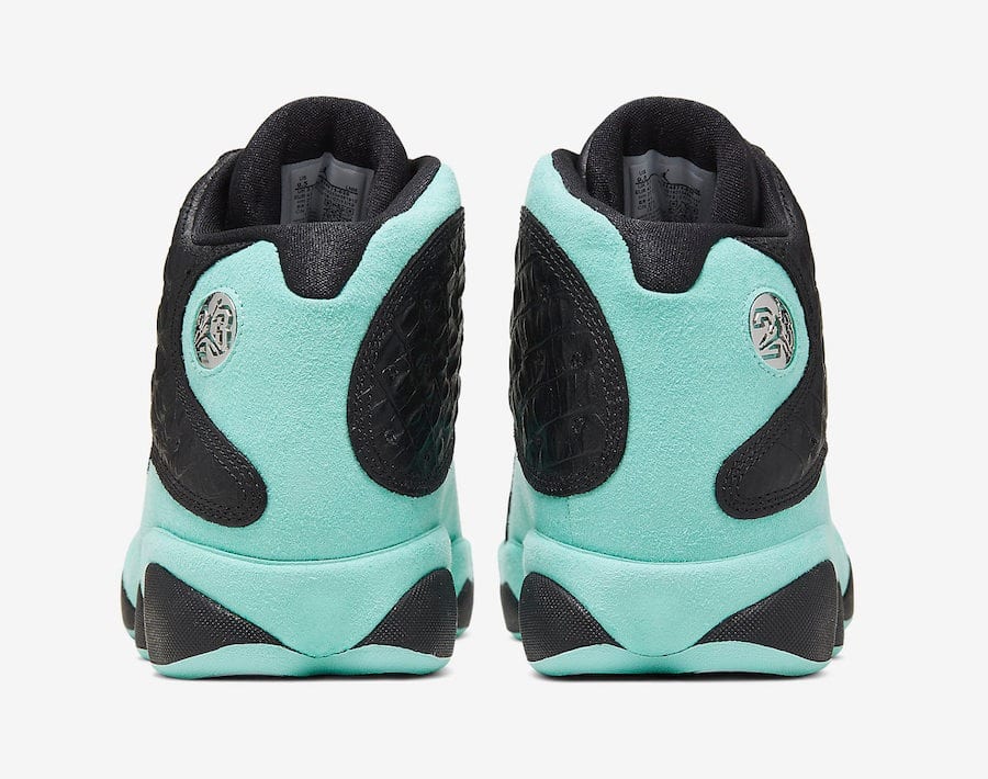 Air Jordan 13 Black Island Green Metallic Silver 414571-030 5