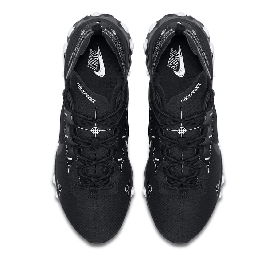 Nike React Element 55 Black Schematic 4