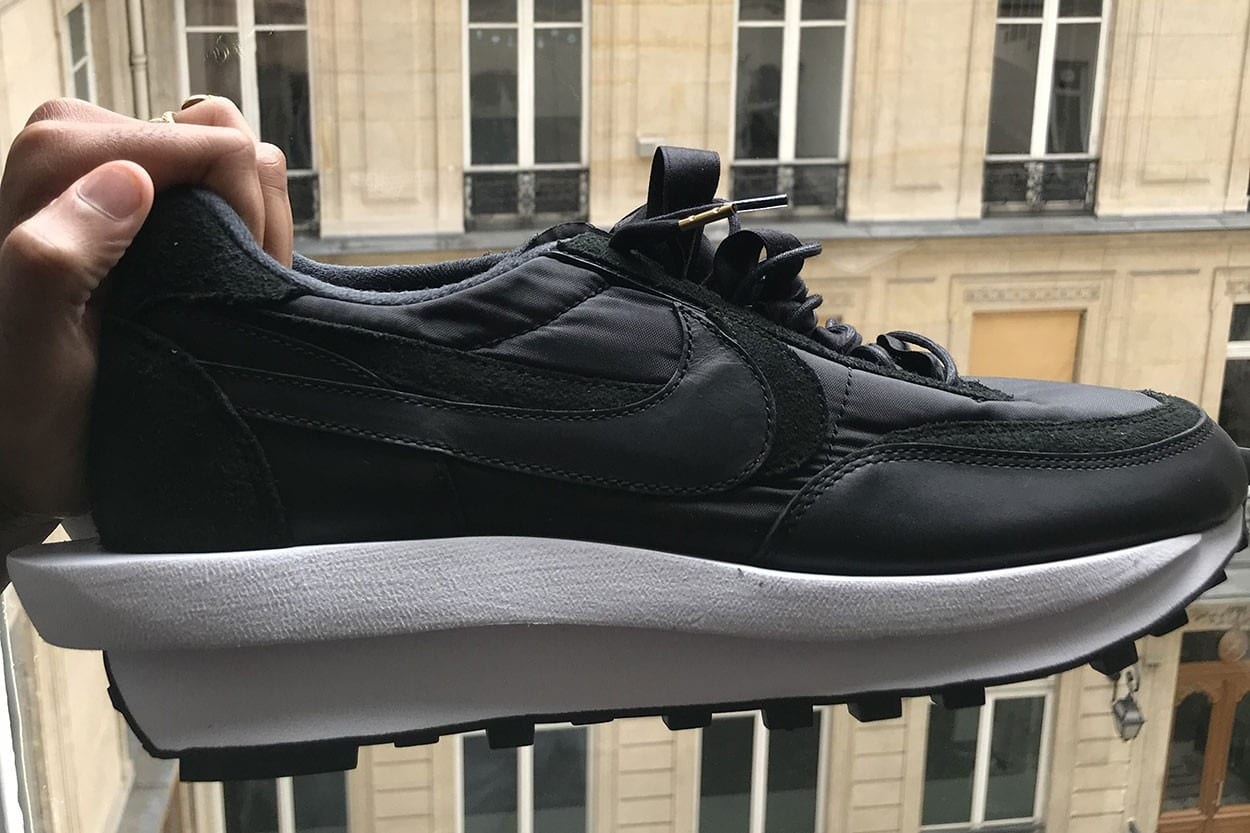 sacai x Nike LDWaffle Black 3