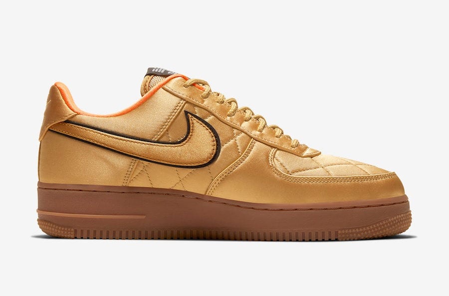 Nike Air Force 1 Low Flight Jacket Gold 3