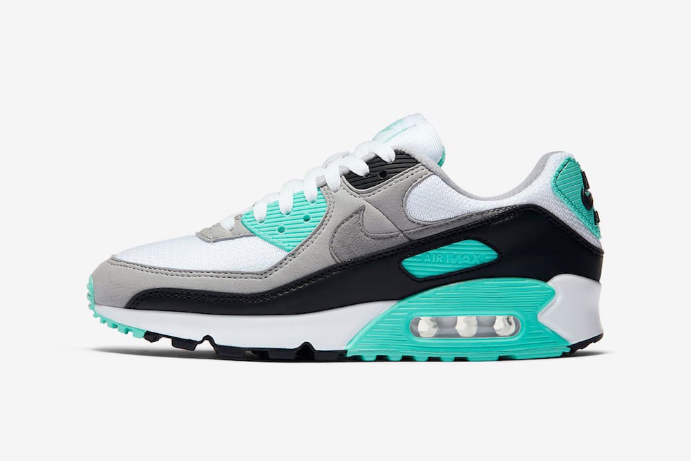 Nike Air Max 90 White Particle Grey Turquoise CD0490-104