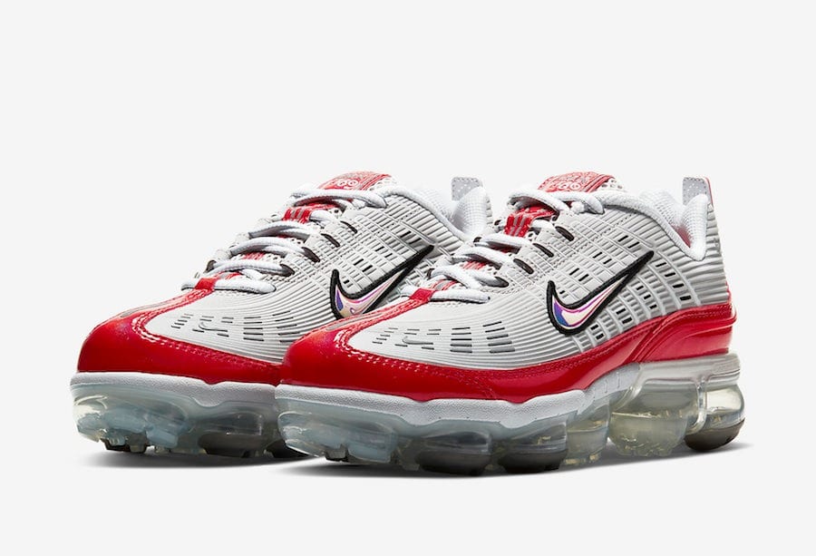 Nike Air VaporMax 360 Vast Grey White University Red CK2719-001 3