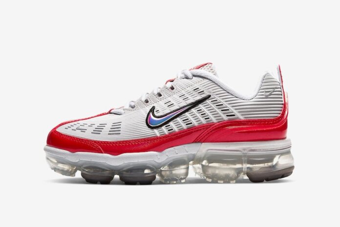 Nike Air VaporMax 360 Vast Grey White University Red CK2719-001 Nike Air VaporMax 360 Vast Grey White University Red CK2719-001