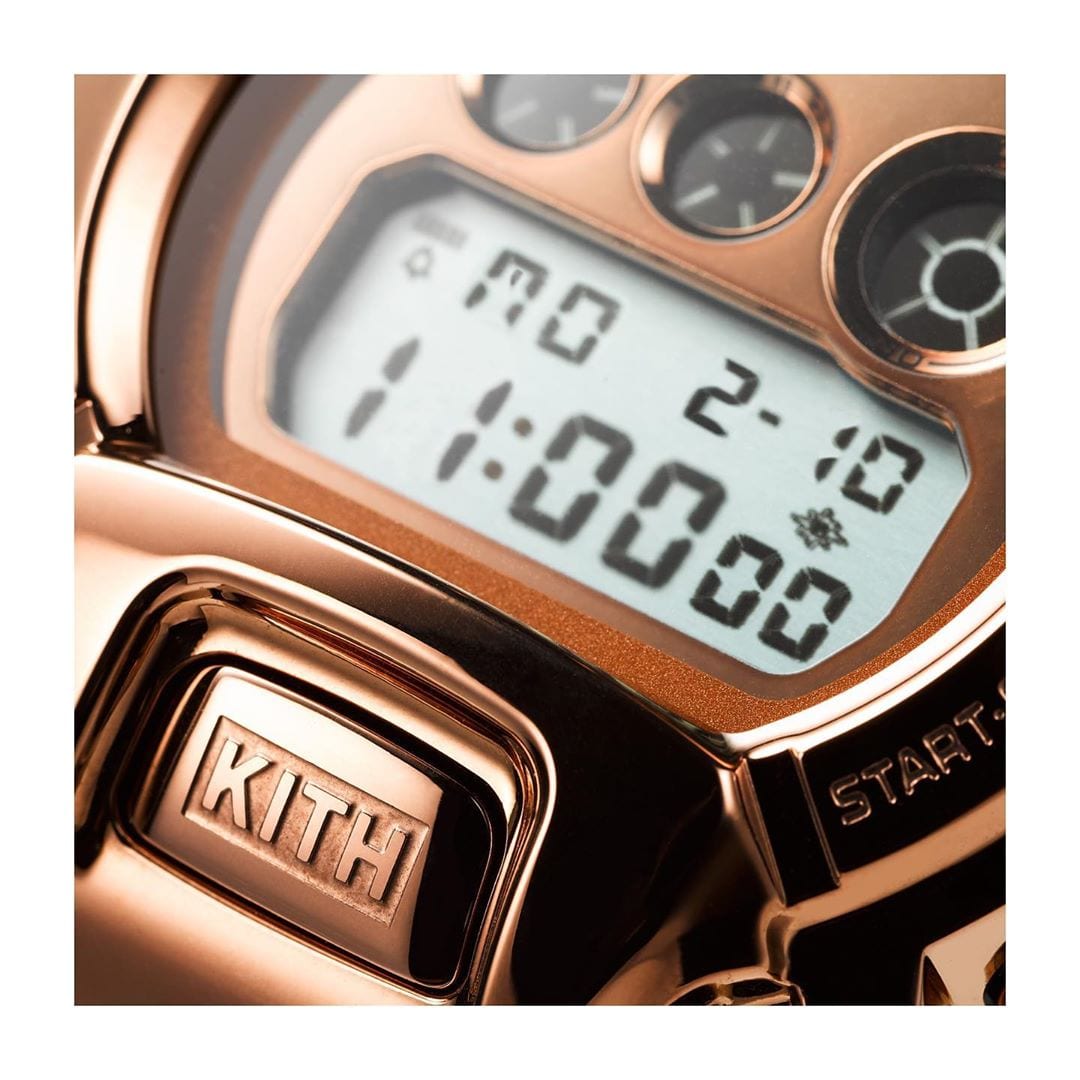 Kith x Casio G-Shock GM-6900 Rose Gold 1