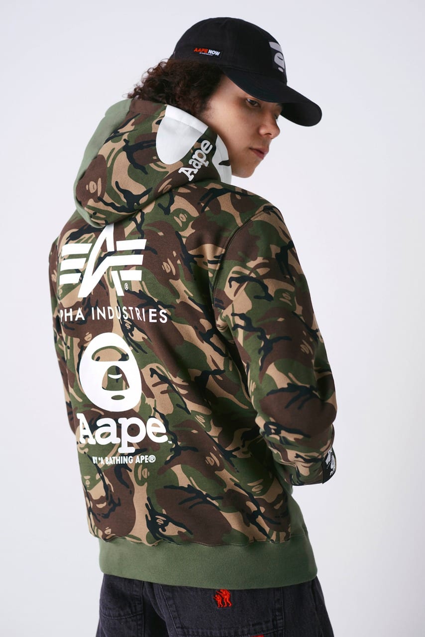 lookbook aape x alpha industries ss20 6