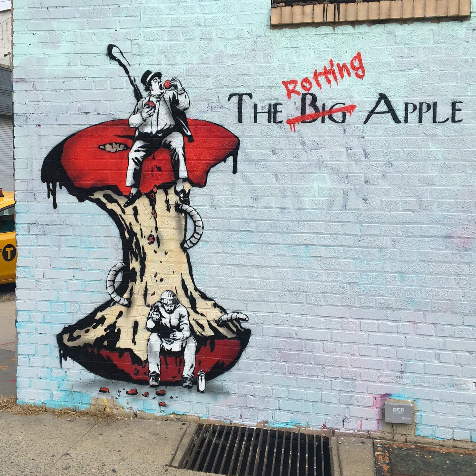 mural the rebel bear the rotting apple 1