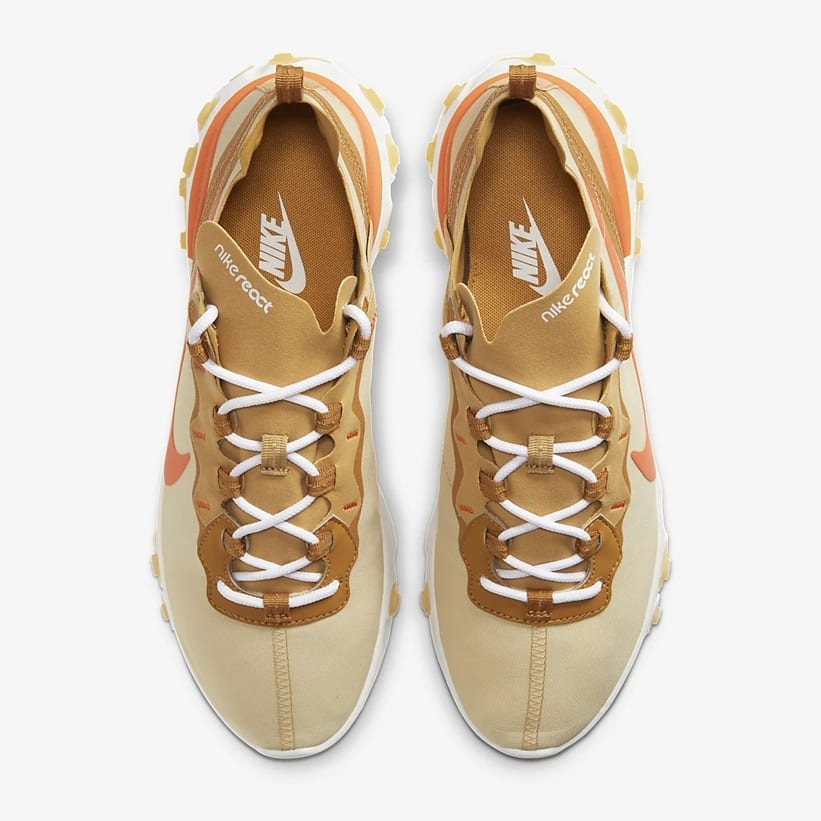nike react element 55 Team Gold at5301-100 4