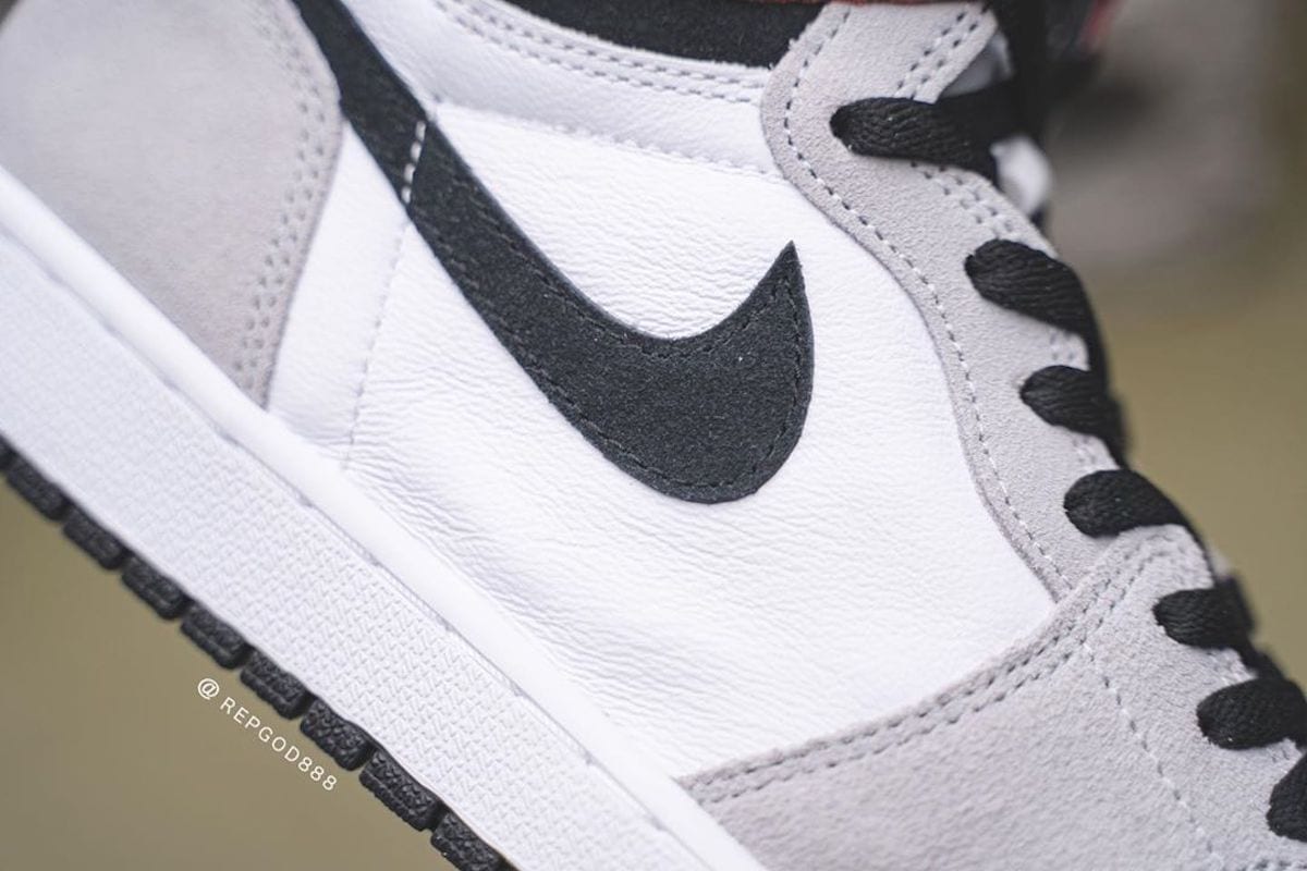 Air Jordan 1 High White Black Light Smoke Grey 555088-126 10