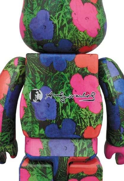 Andy Warhol x Medicom Toy BEABRICK Flowers 5