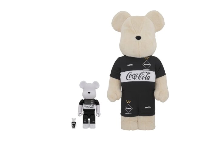 FC Real Bristol × Coca-Cola x Medicom Toy BEARBRICK
