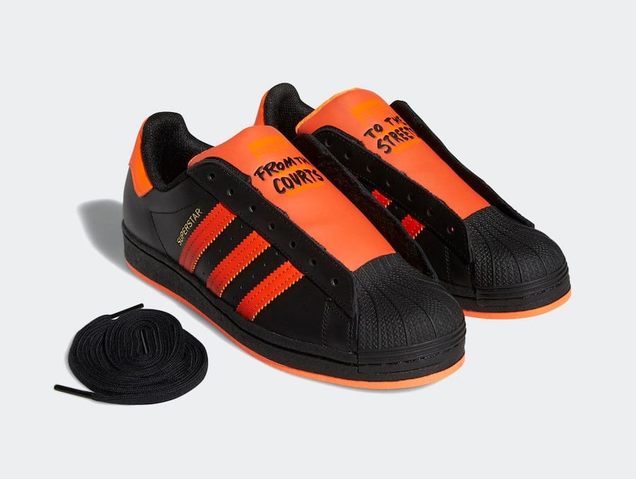 adidas Superstar Laceless From the courts to the streets Black 4