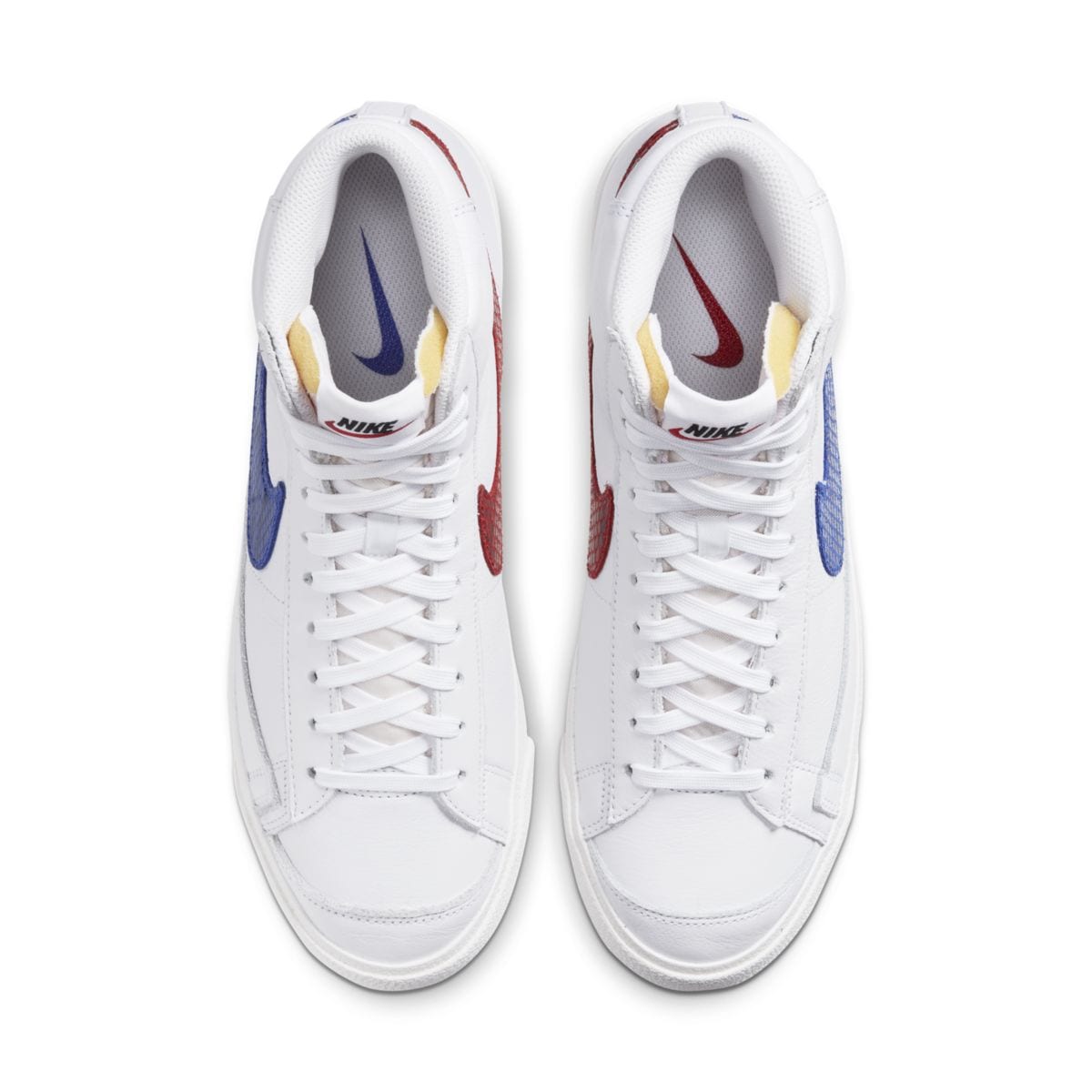 nike blazer mid 77 snakeskin blue red CW7073-100 5