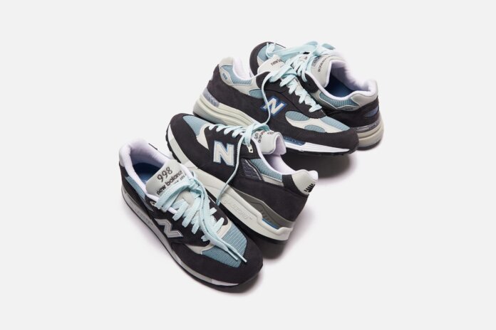 KITH x New Balance 992 998 Steel Blue KITH x New Balance 992 998 Steel Blue